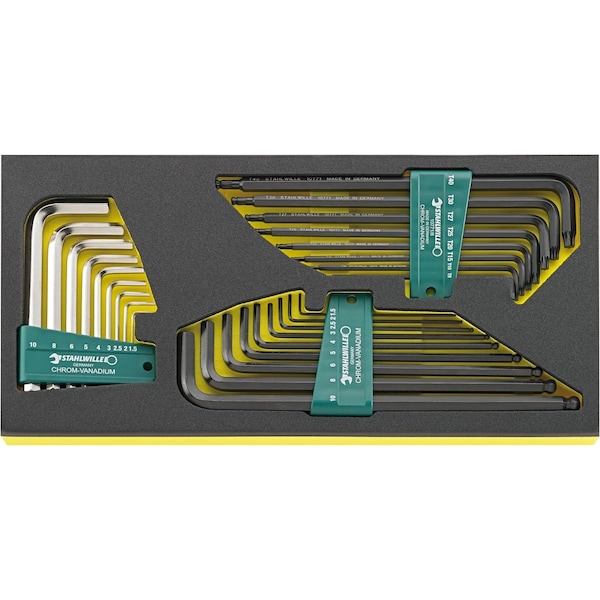 Offset screwdrivers i.TCS inlay No.TCS 10760-10771/26 1/3-tray26-pcs.
